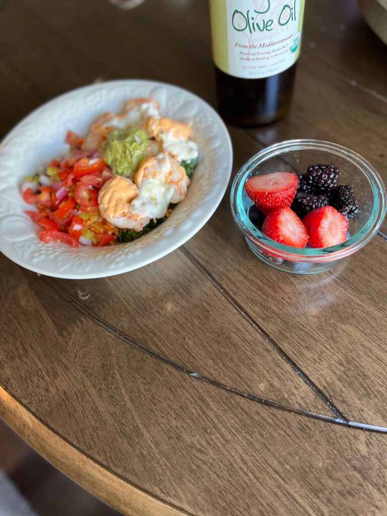 shrimp burrito bowl