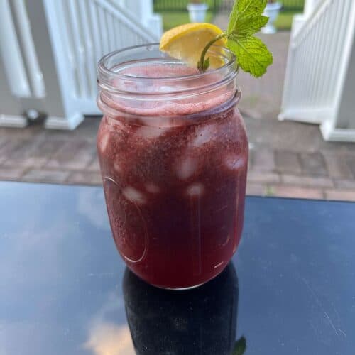 Raspberry Mint Lemonade