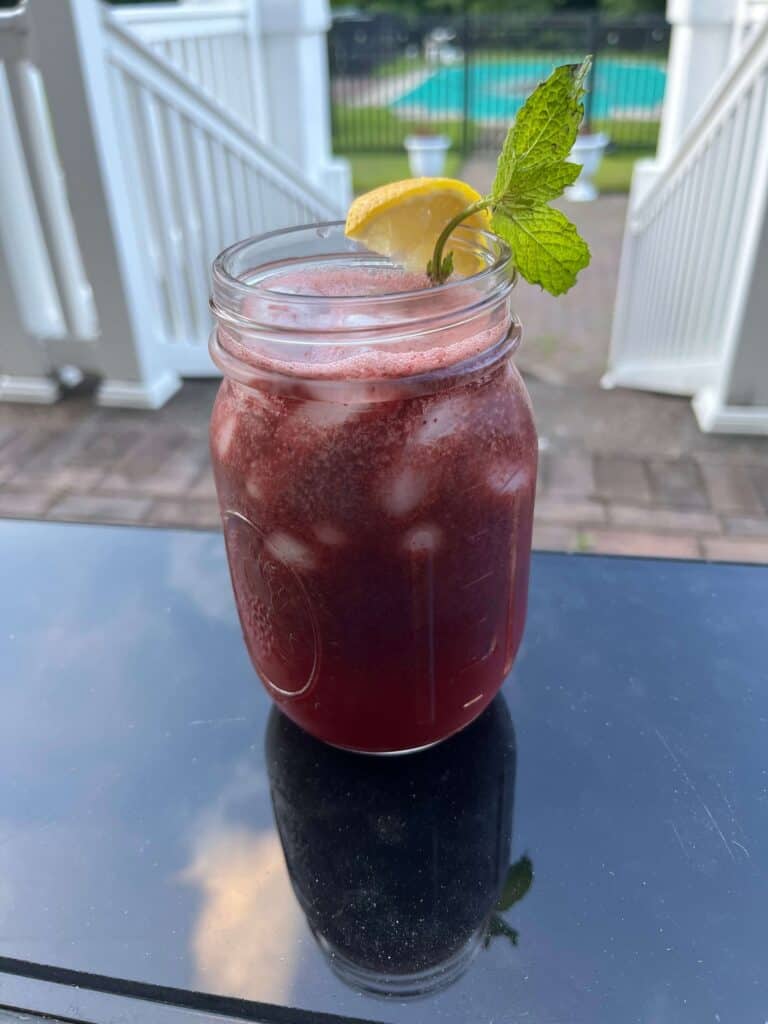 Blueberry Mint Lemonade