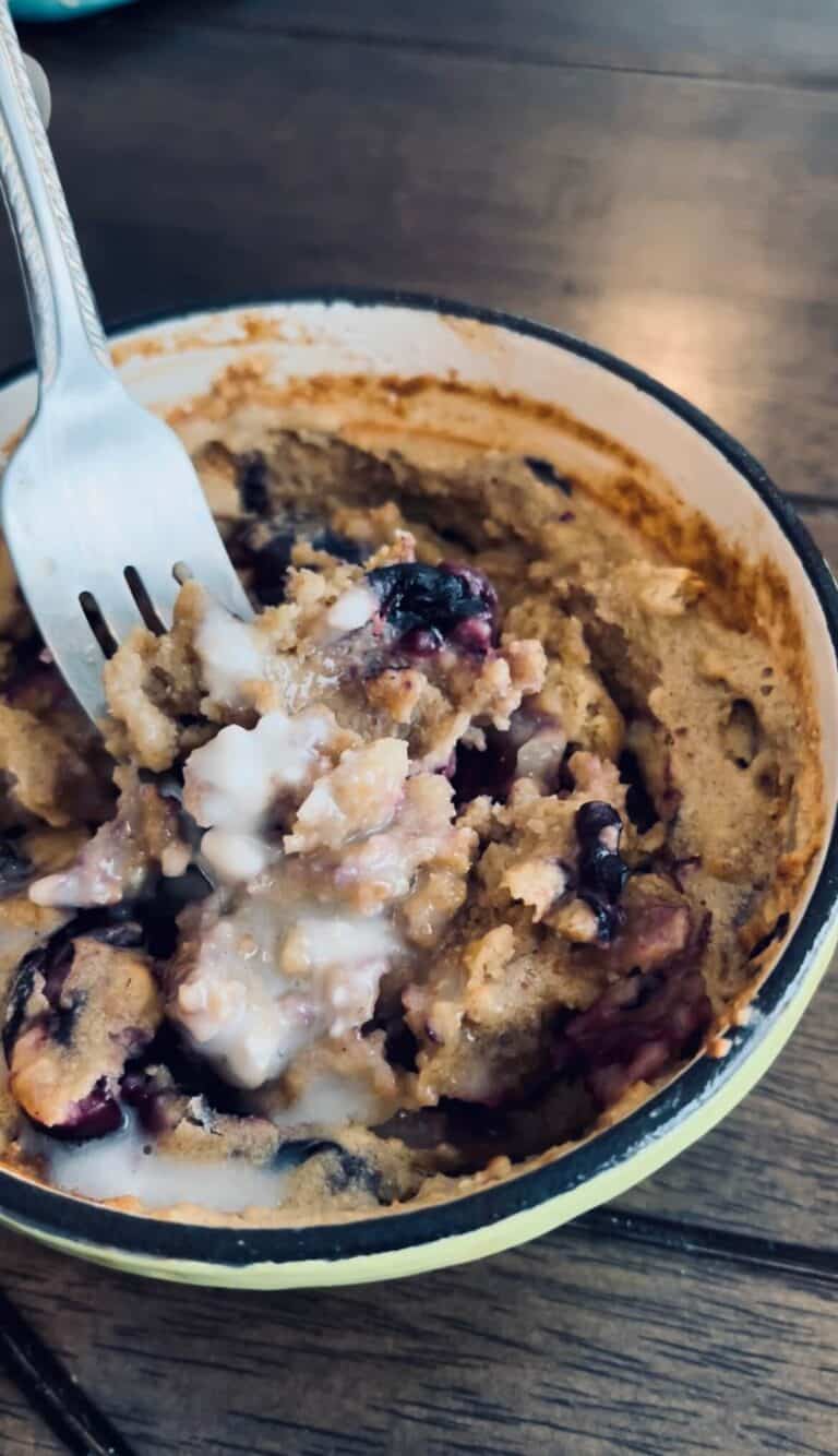 blueberry baked oats-1